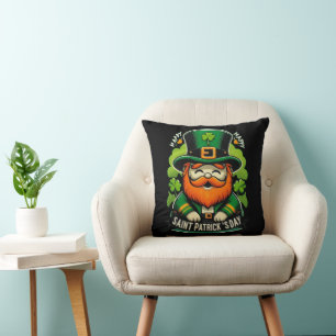 Frohen St. Patrick's Day Kissen