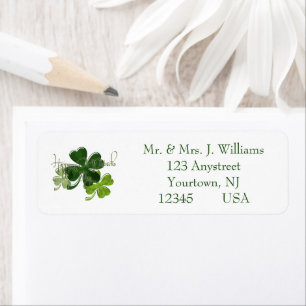 Frohen St. Patrick's Day Kleeblatt