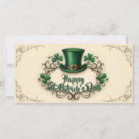 Frohen St. Patrick's Day Kleeblatt-Design