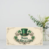 Frohen St. Patrick's Day Kleeblatt-Design (Stehend Vorderseite)