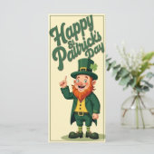 Frohen St. Patrick's Day Kleiner Kobold (Stehend Vorderseite)