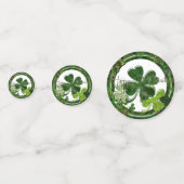 Frohen St. Patrick's Day Konfetti (Rückseiten)