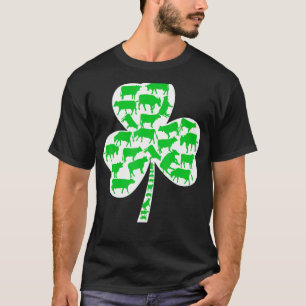 Frohen St. Patrick's Day Kuh Kleeblatt Irische Küh T-Shirt