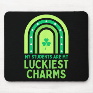Frohen St. Patrick's Day Lehrer Schule Sankt Patri Mousepad