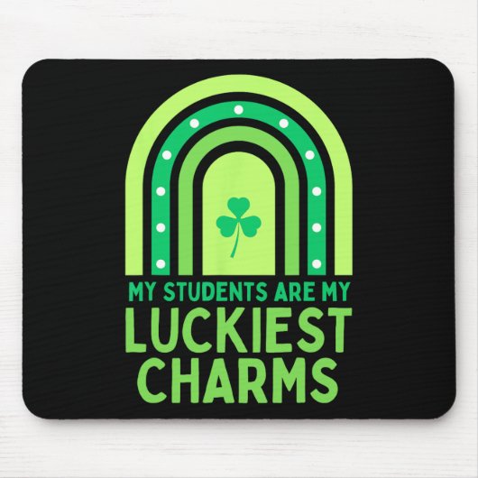 Frohen St. Patrick's Day Lehrer Schule Sankt Patri Mousepad (Vorne)