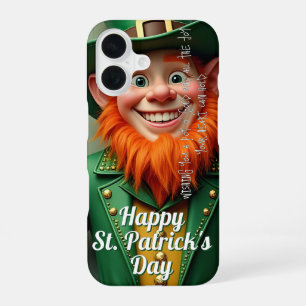Frohen St. Patrick's Day Leprechaun iPhone 16 Hülle