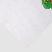 Frohen St. Patrick's Day Leprechaun Regenbogen  Seidenpapier (Detail)