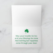 Frohen St. Patrick's Day LKW Feiertagskarte (Innenseite)