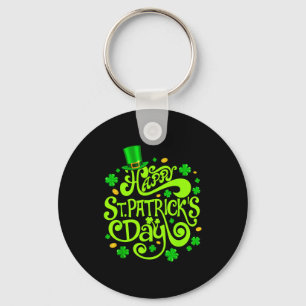 Frohen St. Patrick's Day lustiger Shamrock irische Schlüsselanhänger