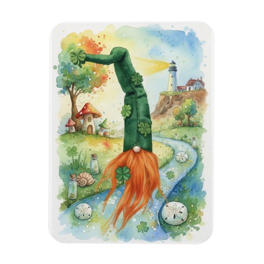 Frohen St. Patrick's Day Magnet (Vertikal)