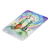 Frohen St. Patrick's Day  Magnet (Linke Seite)