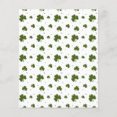 Frohen St. Patrick's Day Mami oder Papi (Rückseite)