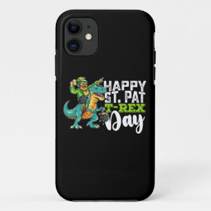 Frohen St. Patrick's Day Pat T Rex Dinosaur Case-Mate iPhone Hülle