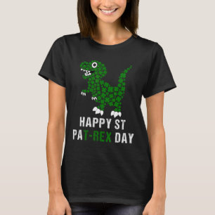 Frohen St. Patrick's Day Patrex T-Rex Dinosaur Lus T-Shirt