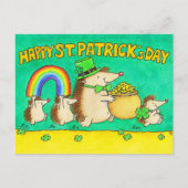 Frohen St. Patrick's Day  Postkarte (Vorderseite)