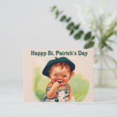 Frohen St. Patrick's Day Postkarte (Stehend Vorderseite)