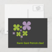 Frohen St. Patrick's Day Postkarte (Vorne/Hinten)