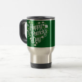 Frohen St. Patrick's Day Reisebecher (Vorderseite Links)