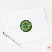 Frohen St. Patrick's Day Runder Aufkleber (Umschlag)