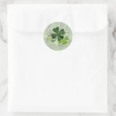 Frohen St. Patrick's Day Runder Aufkleber (Tasche)