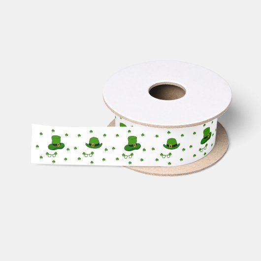 Frohen St. Patrick's Day Satinband (Spule)