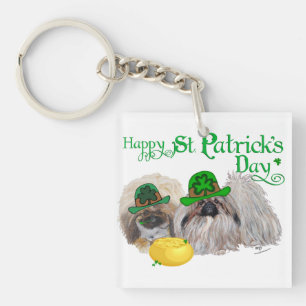 Frohen St. Patrick's Day Schlüsselanhänger