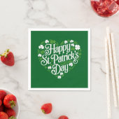 Frohen St. Patrick's Day Serviette (Beispiel)