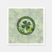 Frohen St. Patrick's Day Serviette (Vorderseite)