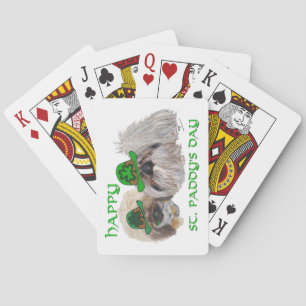 Frohen St. Patrick's Day Spielkarten
