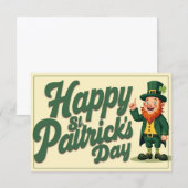 Frohen St. Patrick's Day Süßer Kobold (Vorne/Hinten)