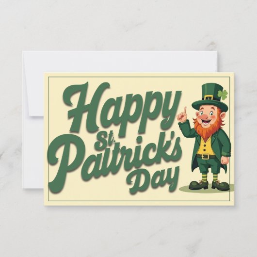Frohen St. Patrick's Day Süßer Kobold (Vorderseite)