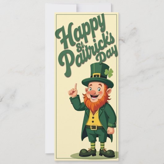 Frohen St. Patrick's Day Süßer Kobold (Vorderseite)