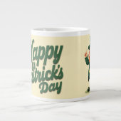 Frohen St. Patrick's Day Süßer Kobold Jumbo-Tasse (Vorderseite)