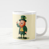 Frohen St. Patrick's Day Süßer Kobold Jumbo-Tasse (Rechts)