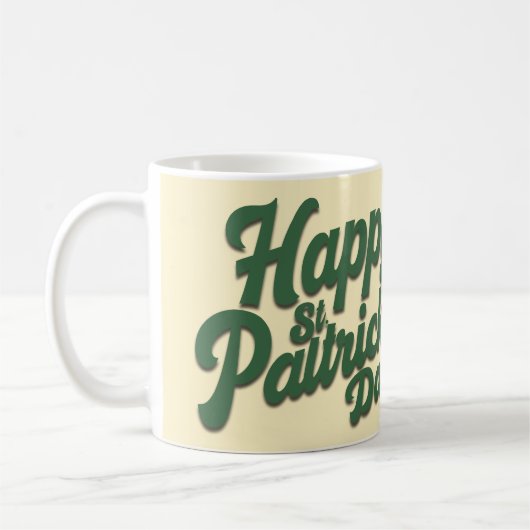 Frohen St. Patrick's Day Süßer Kobold Kaffeetasse (Links)