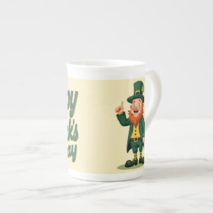 Frohen St. Patrick's Day Süßer Kobold Porzellantasse