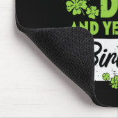 Frohen St. Patrick's Day Und Ja Es Ist Mein Geburt Mousepad (Ecke)