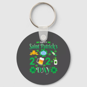Frohen St. Patrick's Tag 2024 Irisches Shamrock-Ge Schlüsselanhänger