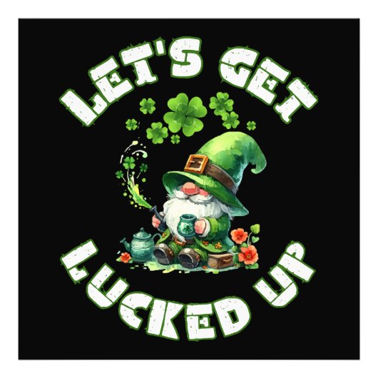 Frohen St. Patrick's Tag Fotodruck (Vorne)