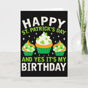 Frohen St Patricks Tag Geburtstag Saint Paddys Fra Karte
