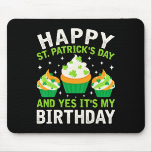 Frohen St Patricks Tag Geburtstag Saint Paddys Fra Mousepad