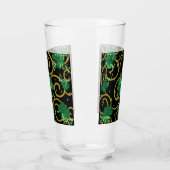 Frohen St. Patricks Tag Glas (Links)