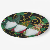 Frohen St. Patricks Tag GNOMES Pappteller (Schrägansicht)