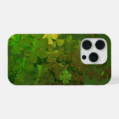 Frohen St. Patricks Tag,irische Shamrocks iPhone Hülle (Rückseite (Horizontal))