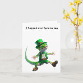 Frohen St. Patrick's Tag Karte (Gelbe Blume)