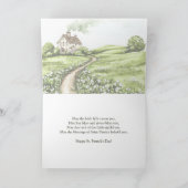 Frohen St. Patrick's Tag Karte | Aquarell Irisch C (Innenseite)