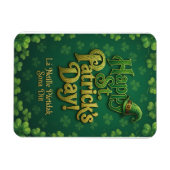 Frohen St. Patricks Tag keltischer irischer Kobold Magnet (Horizontal)