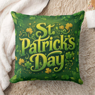 Frohen St. Patrick's Tag Kissen