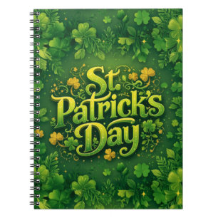 Frohen St. Patrick's Tag Notizblock