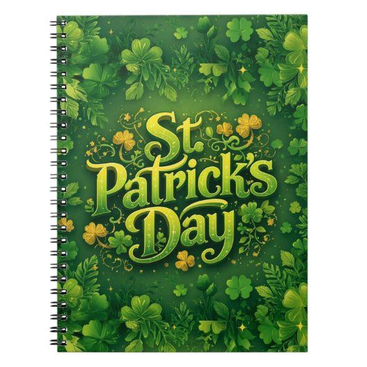 Frohen St. Patrick's Tag Notizblock (Vorderseite)